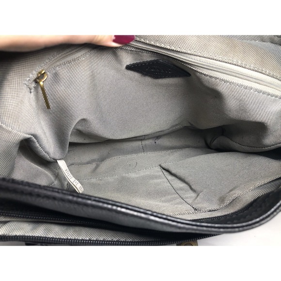 Fossil Amelia Black Leather Convertible Backpack‎ Bag DAMAGED main image 16